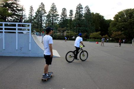 駒沢公園のスケートパーク